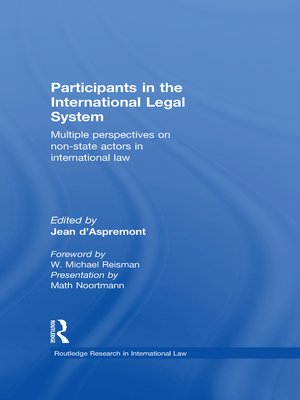 cover image of Participants in the International Legal System
